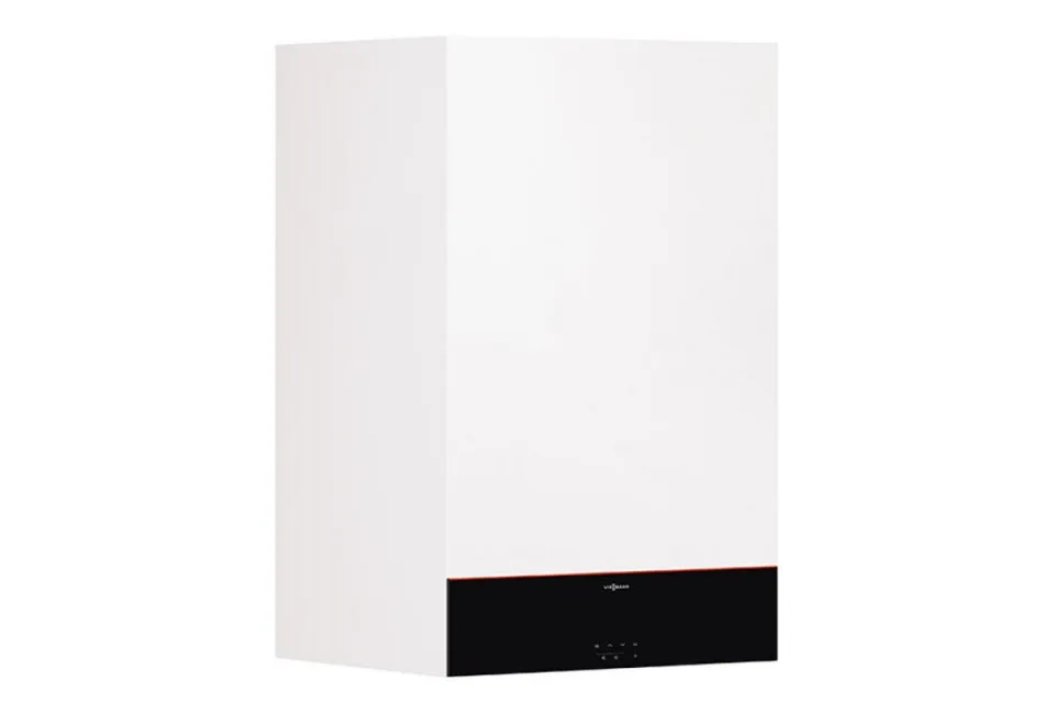 Газов котел Viessmann Vitodens 111-W B1LF19 + димоотвод, 17/27 kW, водосъдържател 46л, двуконтурен, за самостоятелен комин