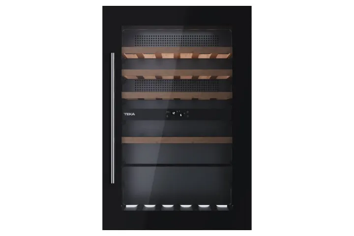 Мултитемпературен охладител за вино за вграждане Teka RVI 20046 GBK, 2 зони