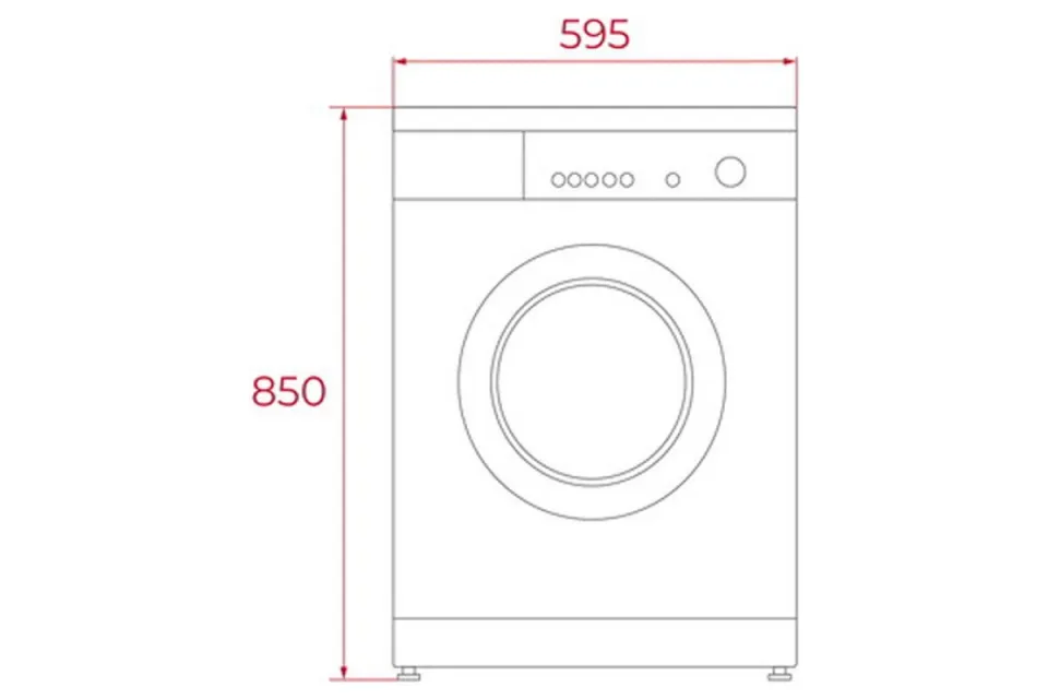 Пералня Teka WMK 40840 WH, 1400 обр/мин, 8 кг
