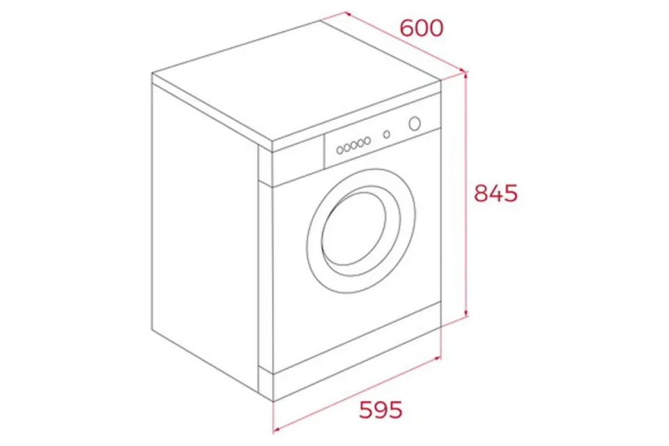 Сушилня с термопомпа Teka SHK 70840 WH, 8 кг