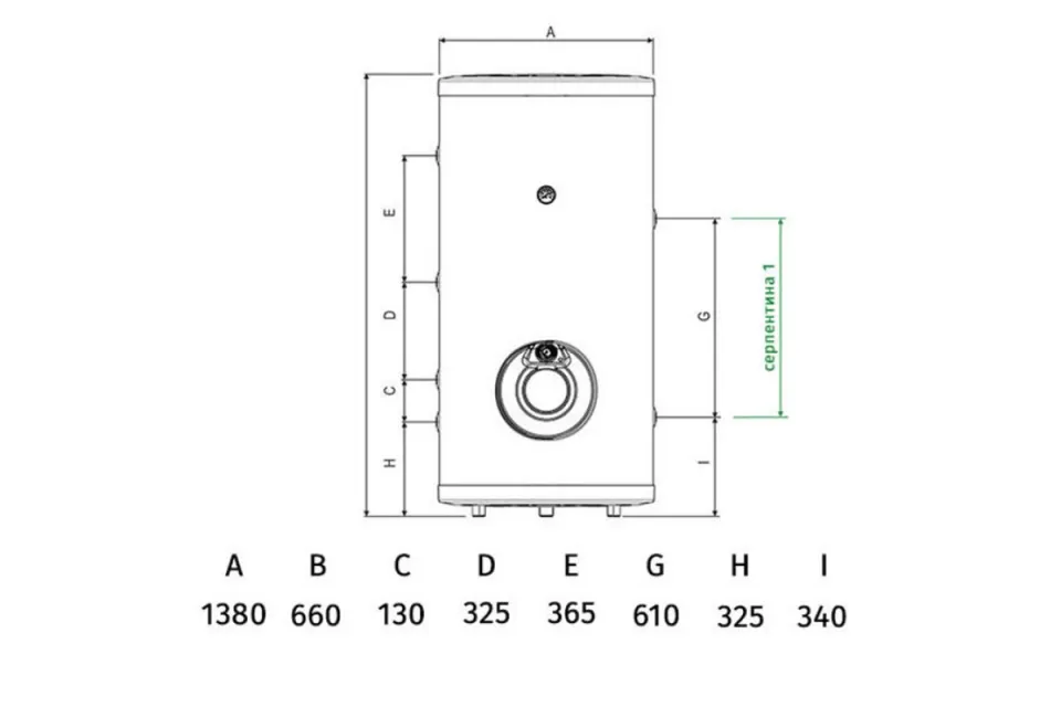 Стоящ бойлер Tedan Combi Pro Inox 280л, 6kW - неръждаем със серпентина