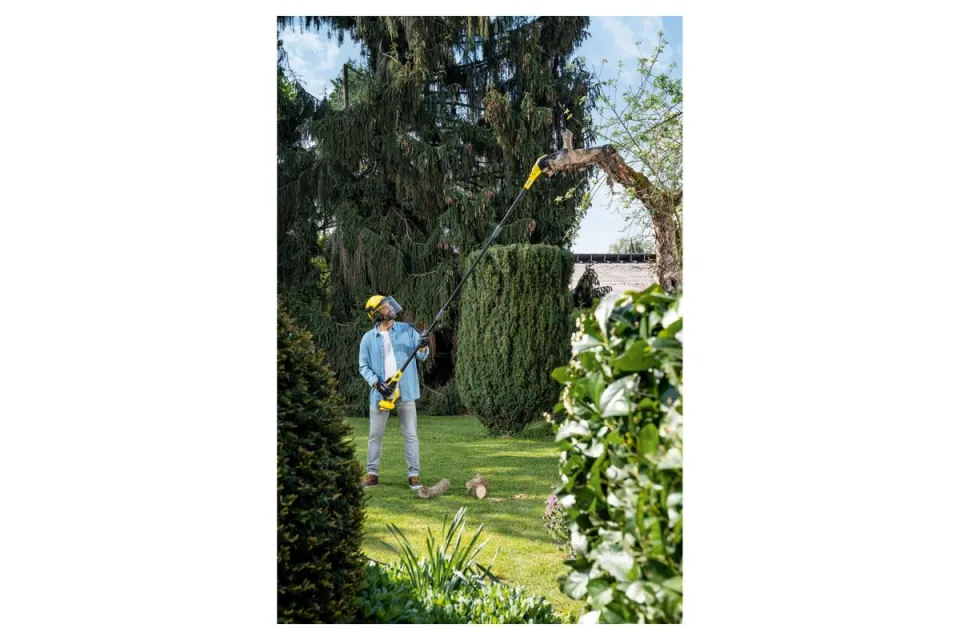 Акумулаторен верижен трион с удължител Karcher PSW 18-20 Battery (без батерия)