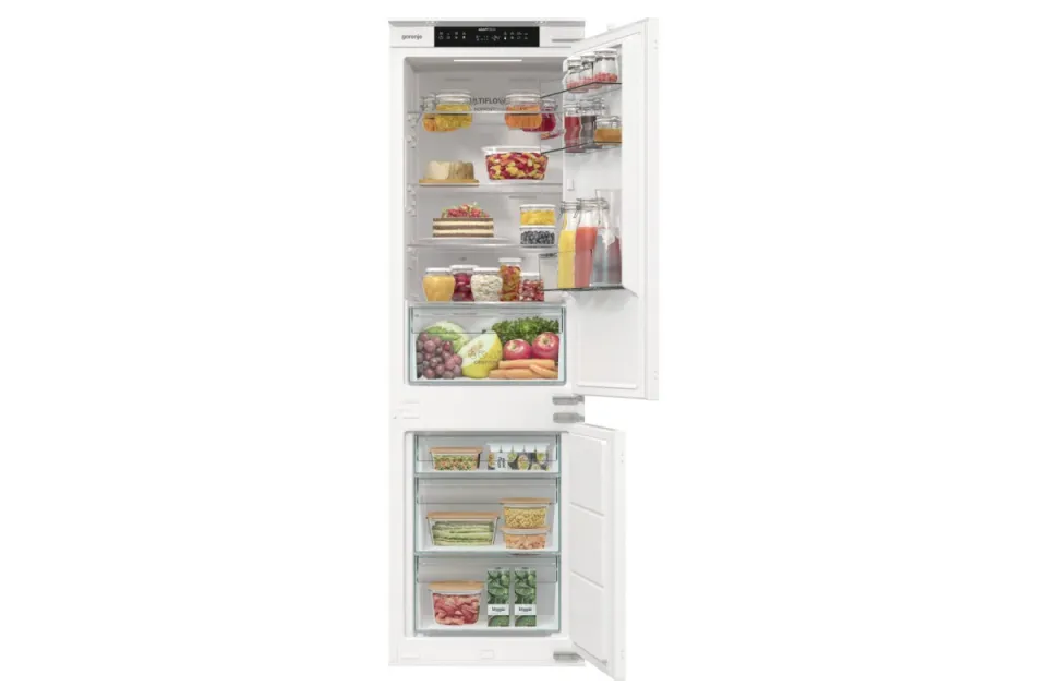 Комбиниран хладилник с фризер за вграждане Gorenje NRKI517E41  NoFrost Dual
