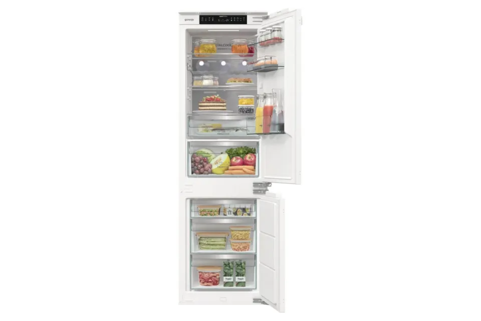 Комбиниран хладилник с фризер за вграждане Gorenje NRKI517E82WF NoFrost Dual
