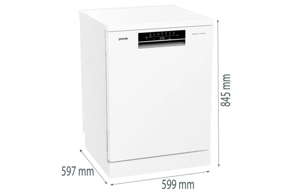 Свободностояща съдомиялна Gorenje GS643C90W, 60 см, 16 комплекта