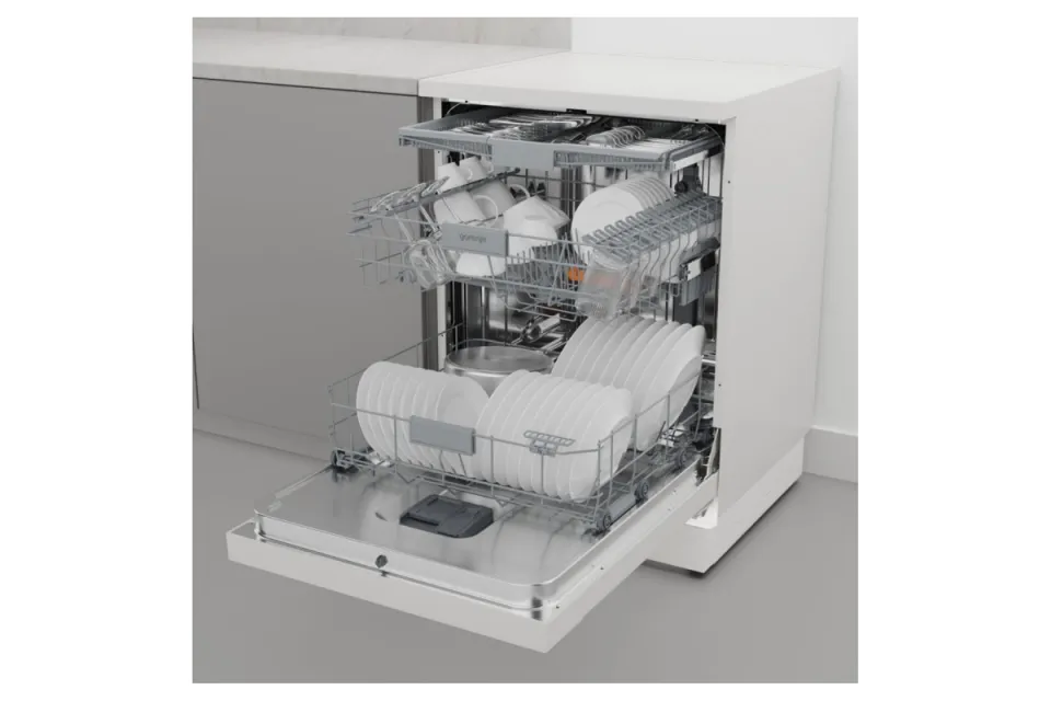 Свободностояща съдомиялна Gorenje GS643C90W, 60 см, 16 комплекта