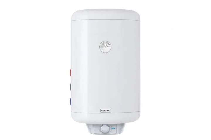 Вертикален бойлер Tedan Combi MB 80L inox 3 kW с лява серпентина
