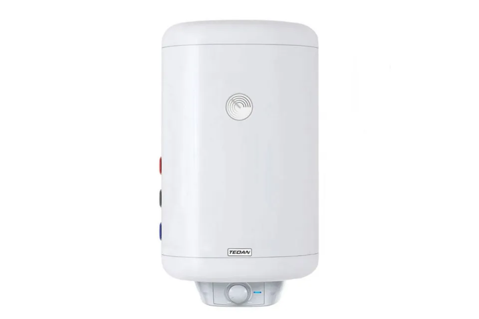 Вертикален бойлер Tedan Combi MB 80L inox 3 kW с лява серпентина