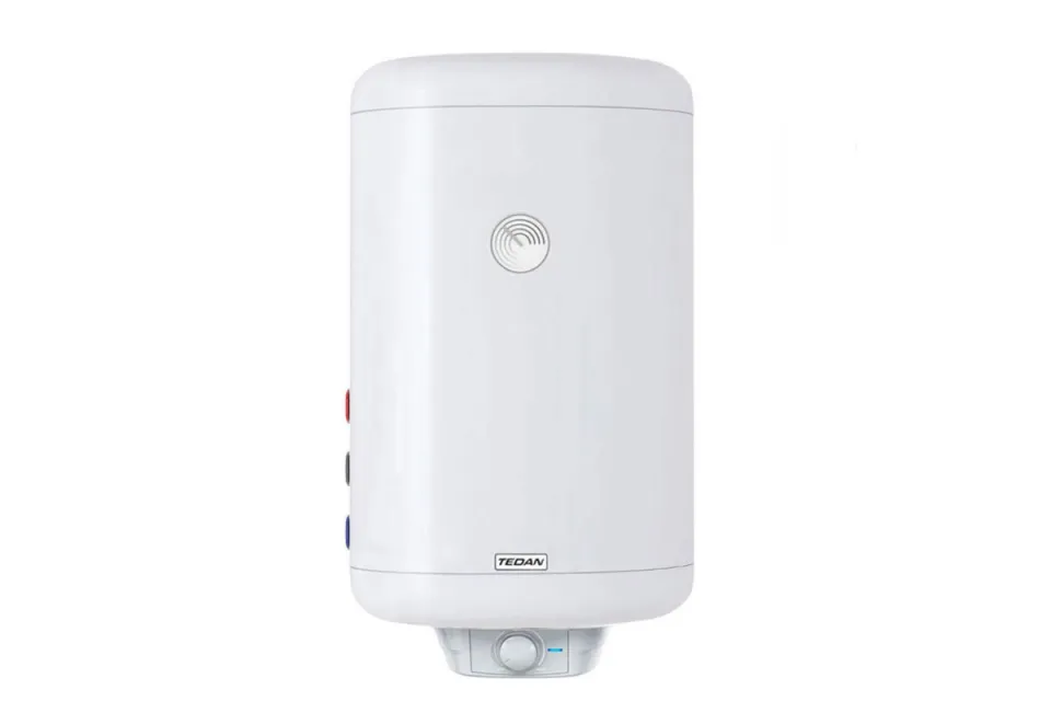 Вертикален бойлер Tedan Combi MB 100L inox 3 kW с лява серпентина