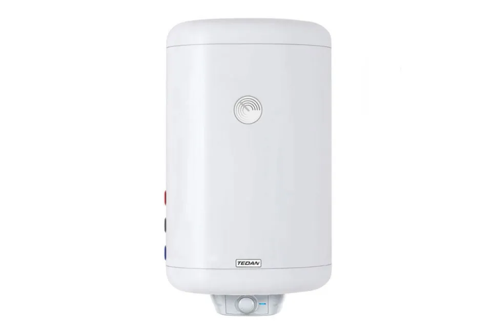 Вертикален бойлер Tedan Combi MB 120L inox 3 kW с лява серпентина