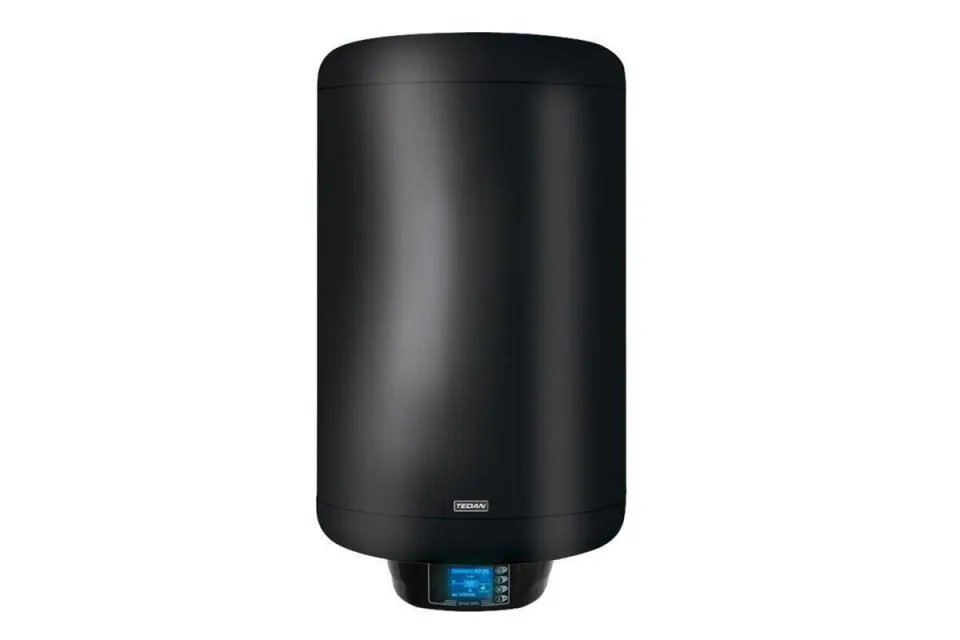Вертикален бойлер Tedan Sirius inox WiFi 80 Black 2kW - неръждаем