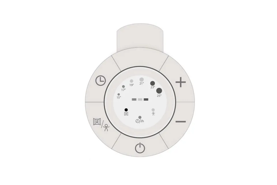 Електрическа лира за баня Crystal E-PEARL white 300W