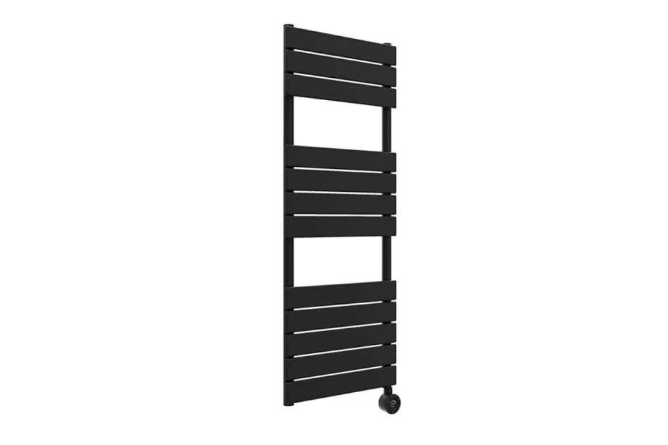 Електрическа лира за баня Crystal E-PEARL matt black 500W