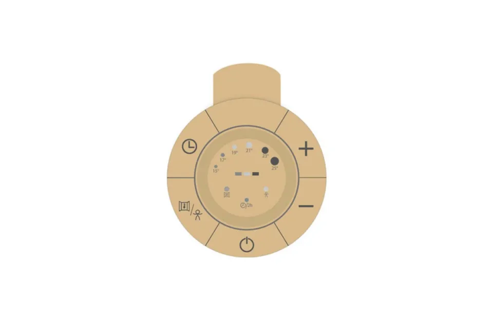 Електрическа лира за баня Crystal E-CORALITE sb-brass 300W
