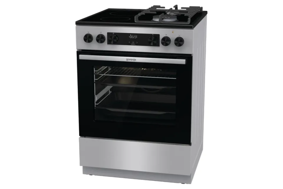 Комбинирана готварска печка Gorenje GKC6C60XT, 60 см