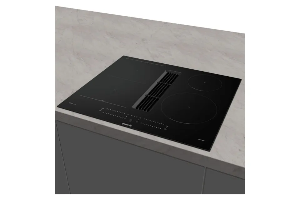 Индукционен плот с вградена вентилация Gorenje GEH6432BSCWF, 60 см