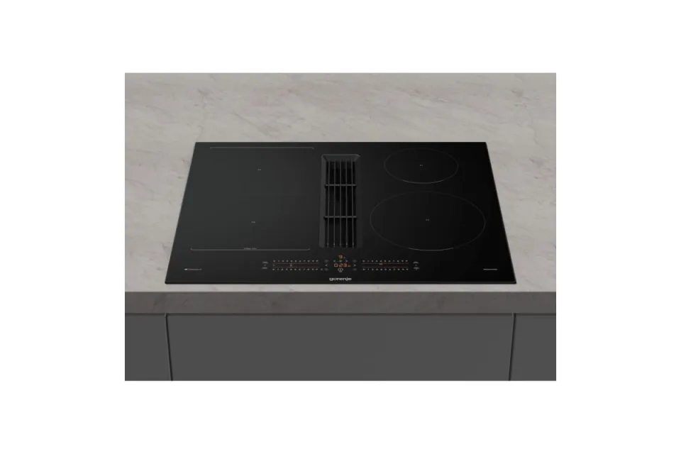 Индукционен плот с вградена вентилация Gorenje GEH6432BSCWF, 60 см