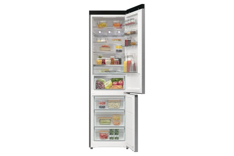 Комбиниран хладилник с фризер Gorenje NRB620E61X4WFE Total NoFrost, 203 см