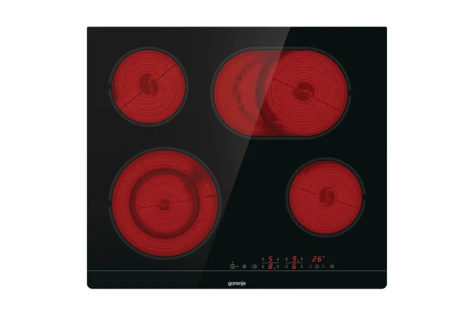 Стъклокерамичен плот за вграждне Gorenje ECT603FM, 60 см.
