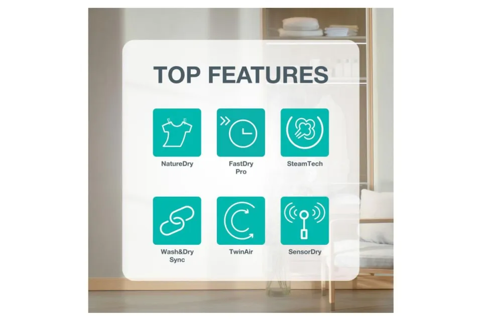Сушилня с термопомпа Gorenje DG69CPS, 9 кг