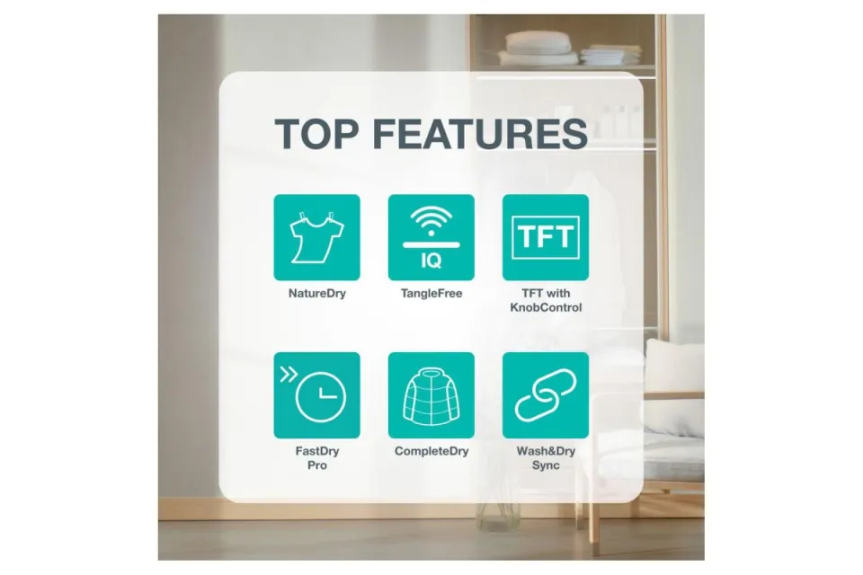 Сушилня с термопомпа Gorenje DG89BP, 9 кг