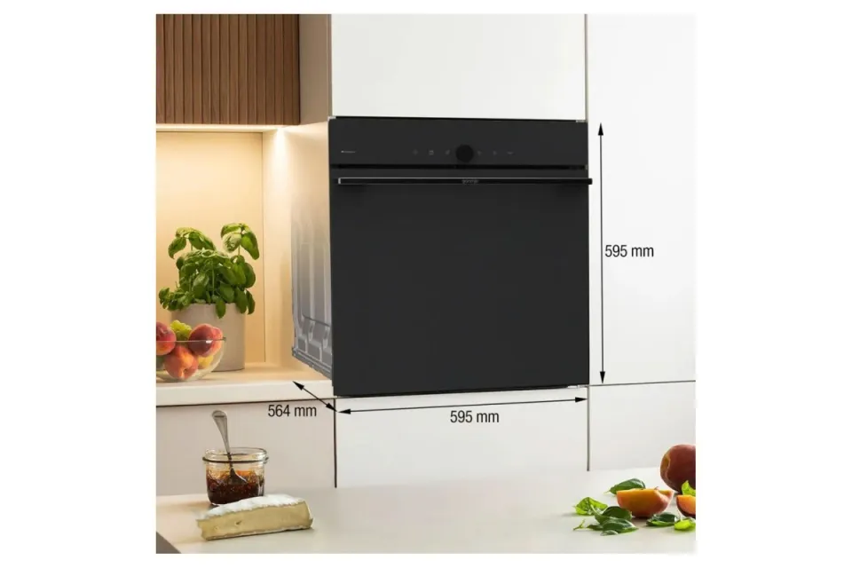 Фурна за вграждане Gorenje GO66MB Pizza350C, 77 л