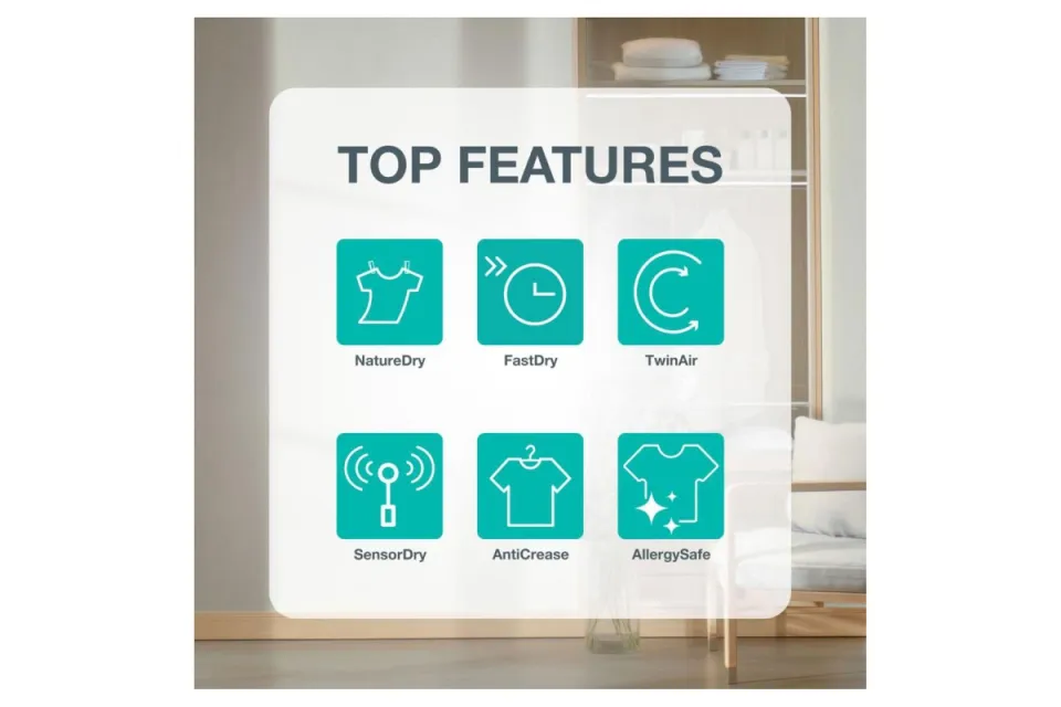 Сушилня с термопомпа Gorenje DG48DB, 8 кг