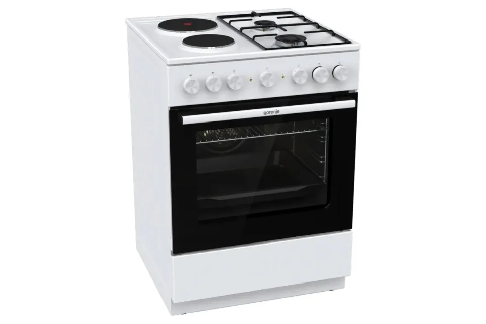 Комбинирана готварска печка Gorenje GK6B40WG, 60 см.