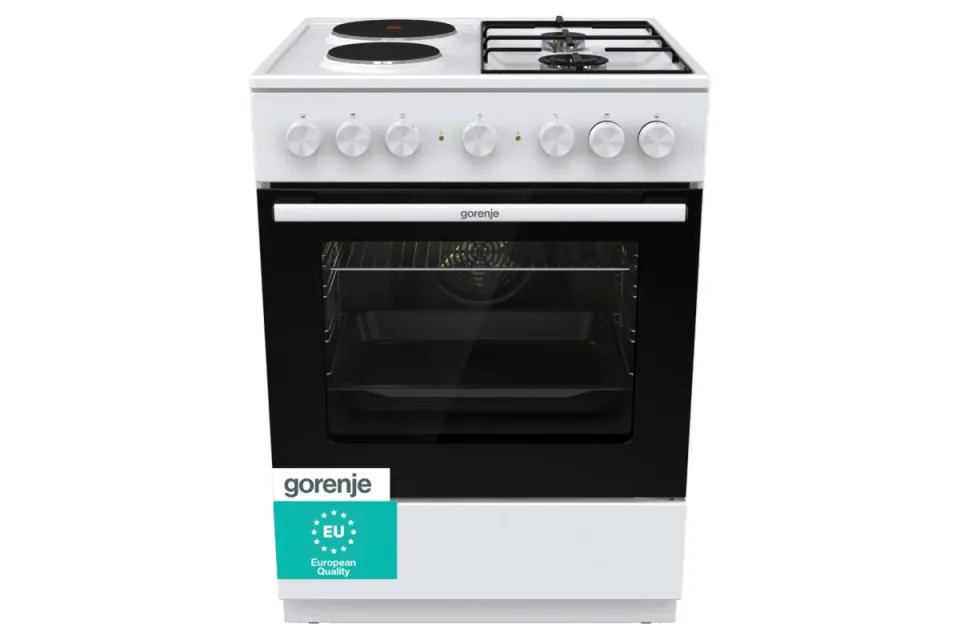 Комбинирана готварска печка Gorenje GK6B40WG, 60 см.