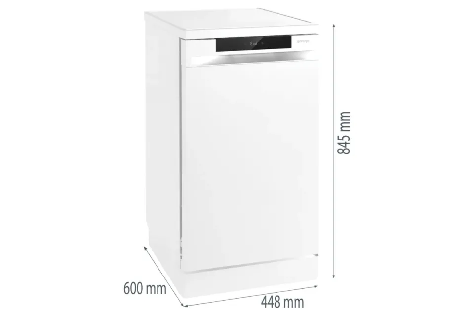 Свободностояща съдомиялна Gorenje GS543D15W, 10 комплекта, 45 см.