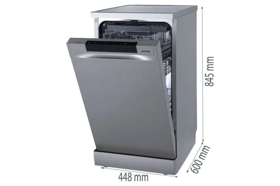 Свободностояща съдомиялна Gorenje GS543D15X, 10 комплекта, 45 см.