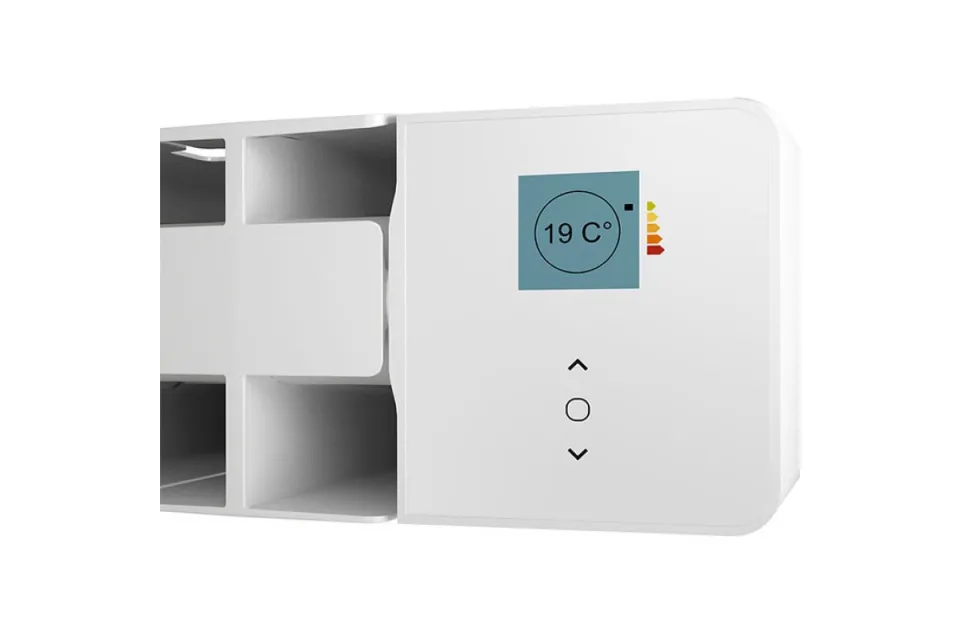 Конвекторен радиатор Atlantic Accessio Digital 1000W, Електронен програмируем термостат