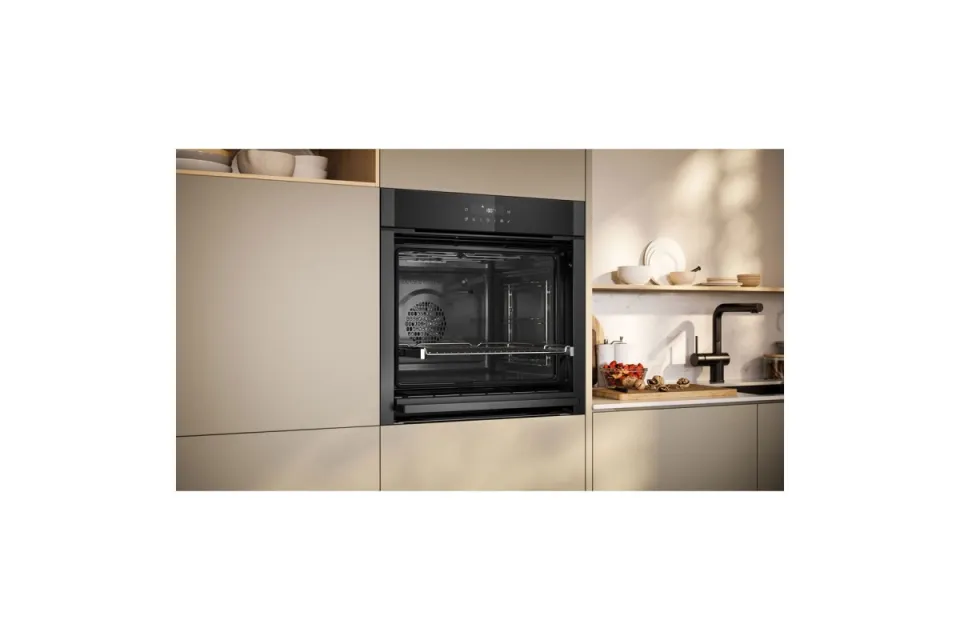 Фурна за вграждане Neff B5ACJ7HG3 Серия N50 Graphite-Grey SLIDE&amp;HIDE, 71 л, Клас A+