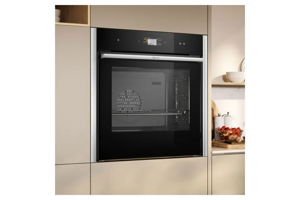 Фурна за вграждане Neff B64FS31N0 Серия N90 Slide &amp; Hide, Пара, 71 л, Клас A+