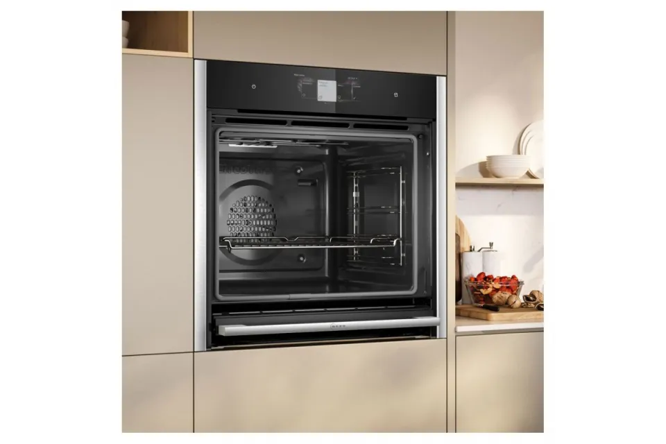 Фурна за вграждане Neff B64VT73N0 Серия N90 Slide & Hide, Пиролиза, Пара, 71 л, Клас A+