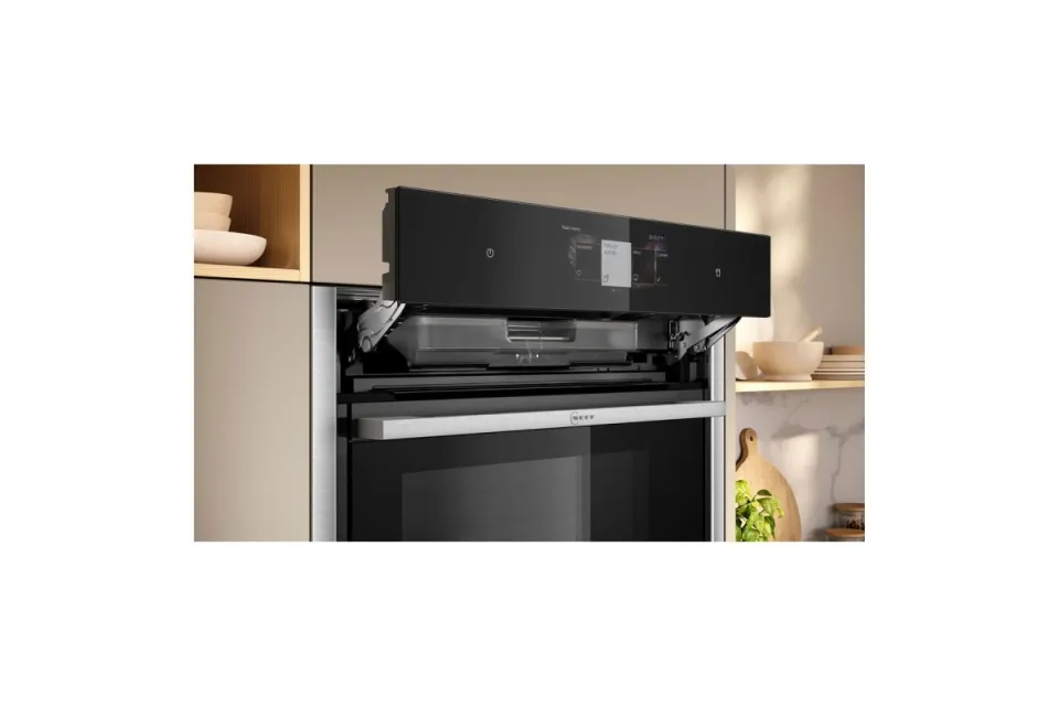 Фурна за вграждане Neff B64VT73N0 Серия N90 Slide & Hide, Пиролиза, Пара, 71 л, Клас A+