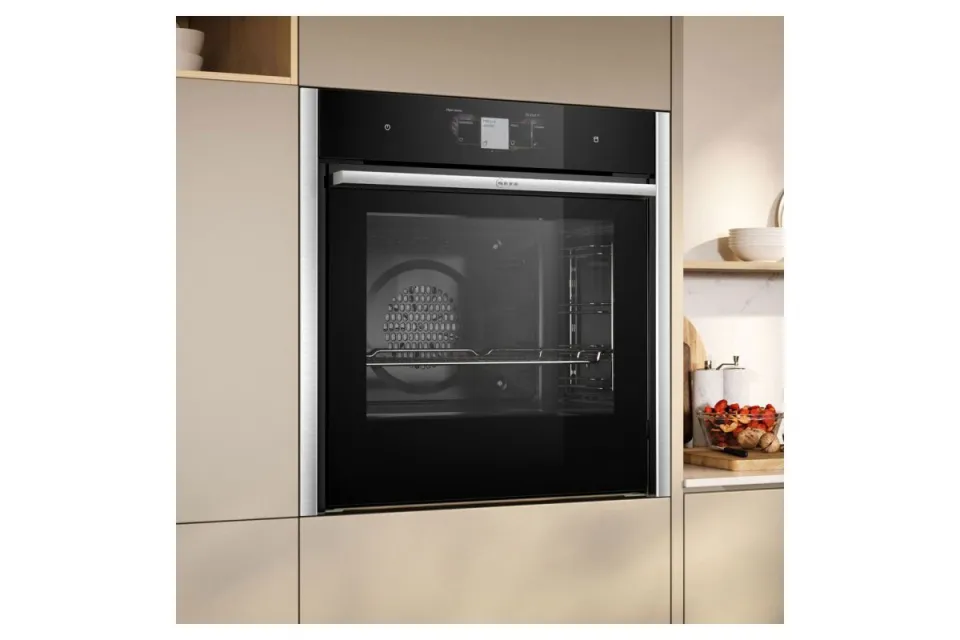 Фурна за вграждане Neff B64VT73N0 Серия N90 Slide & Hide, Пиролиза, Пара, 71 л, Клас A+