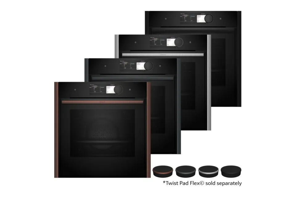 Парна фурна Neff B69VY7MY0 Серия N90 Flex Design, Пиролиза, 71 л, Клас A+