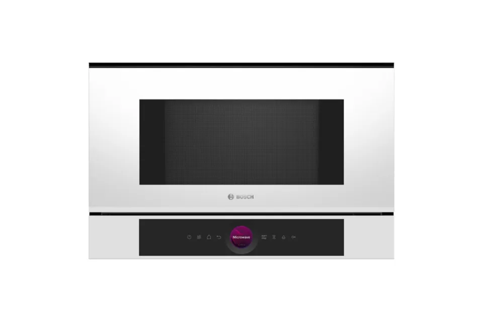 Микровълнова фурна за вграждане Bosch BFL7221W1 Серия 8, 21 л.