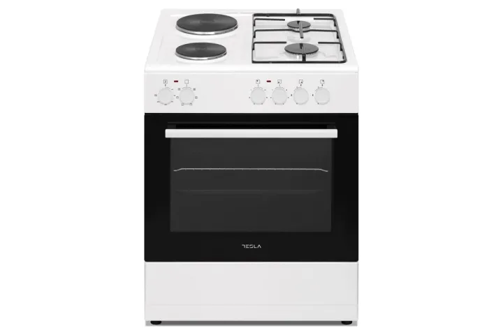 Комбинирана готварска печка Tesla CM6220SW, 60 см