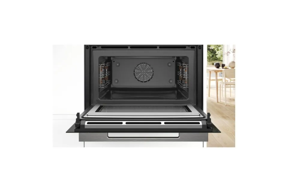 Фурна за вграждане с микровълни Bosch CMG7361B1 Серия 8, 45 л