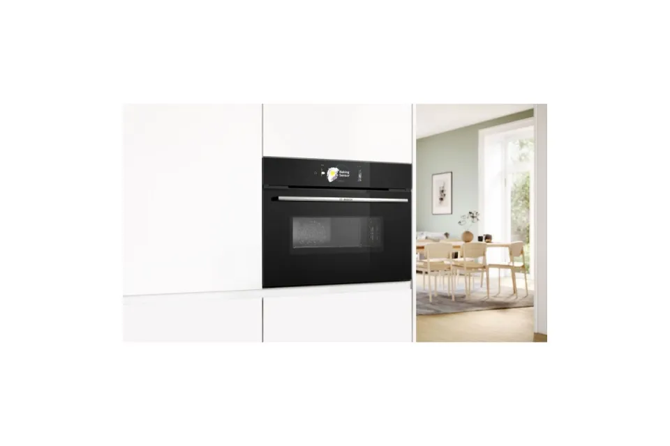 Фурна за вграждане с микровълни Bosch CMG778NB1 Серия 8, Пиролиза, 45 л