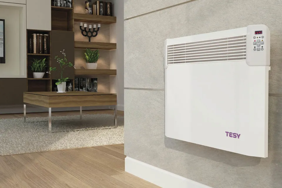 Конвектор TESY CN 04 250 EIS CLOUD W, 2500W, Електронен термостат