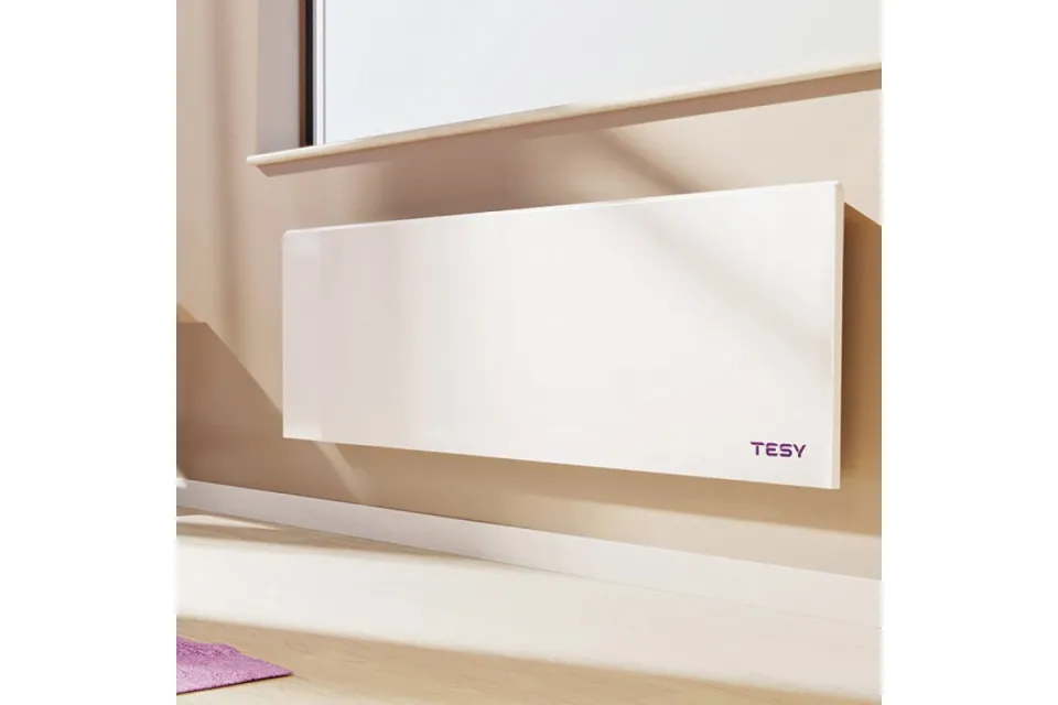 Конвектор TESY Fineco CN 06 060 EA CLOUD W, 600W, Електронен термостат