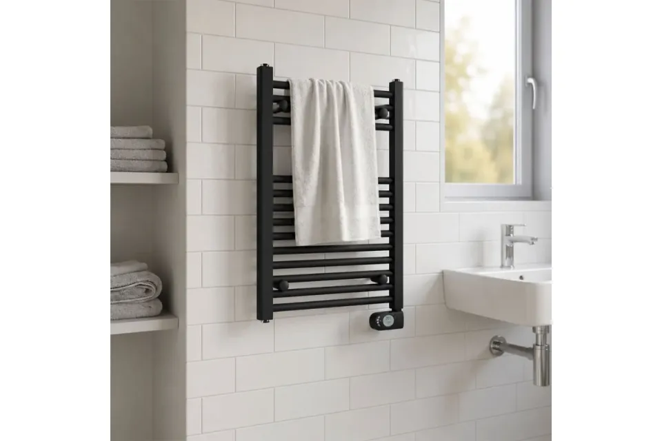 Електрическа лира за баня Adax Comfort 300W black