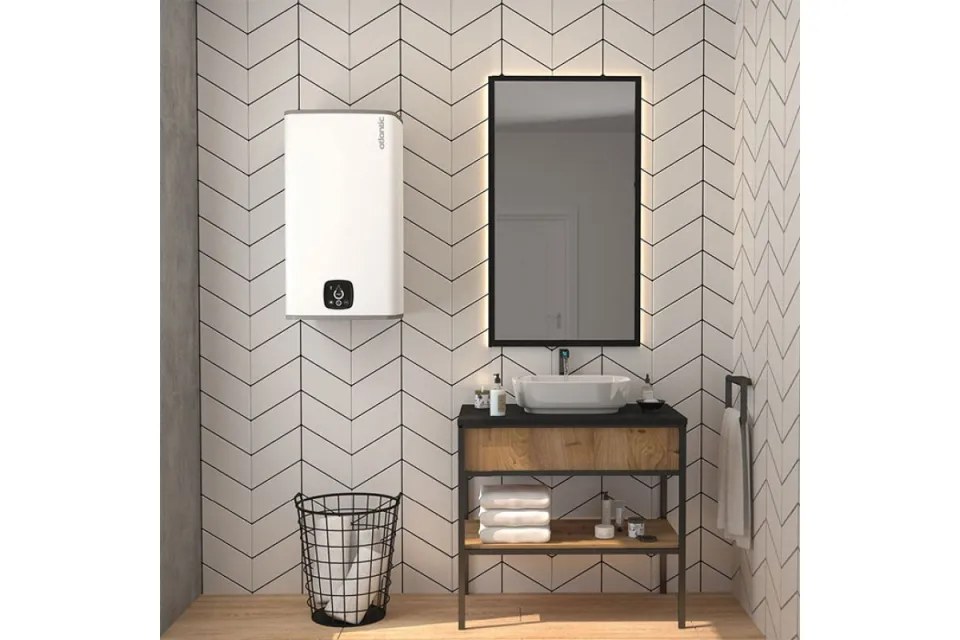 Вертикален бойлер Atlantic Steatite Cube WiFi 75