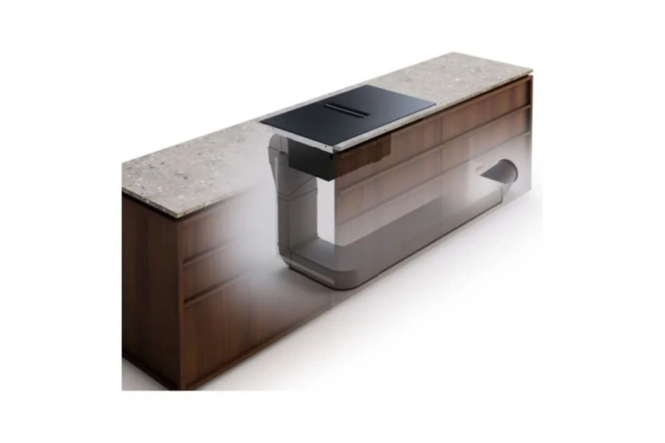 Индукционен плот с вградена вентилация Electrolux ECC83410CK Серия 600 Bridge, 80 см