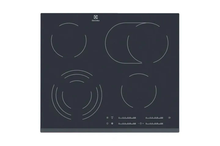 Стъклокерамичен плот за вграждане Electrolux EHF6547FXK, 60 см
