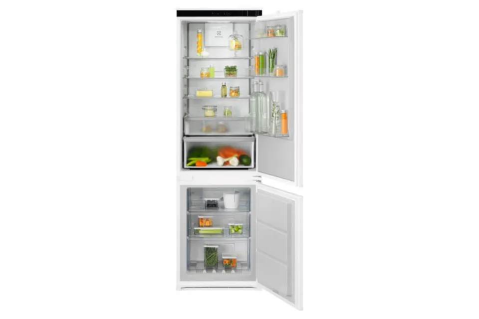 Комбиниран хладилник с фризер за вграждане Electrolux ENA7CD18S Серия 700 NoFrost, 177 см
