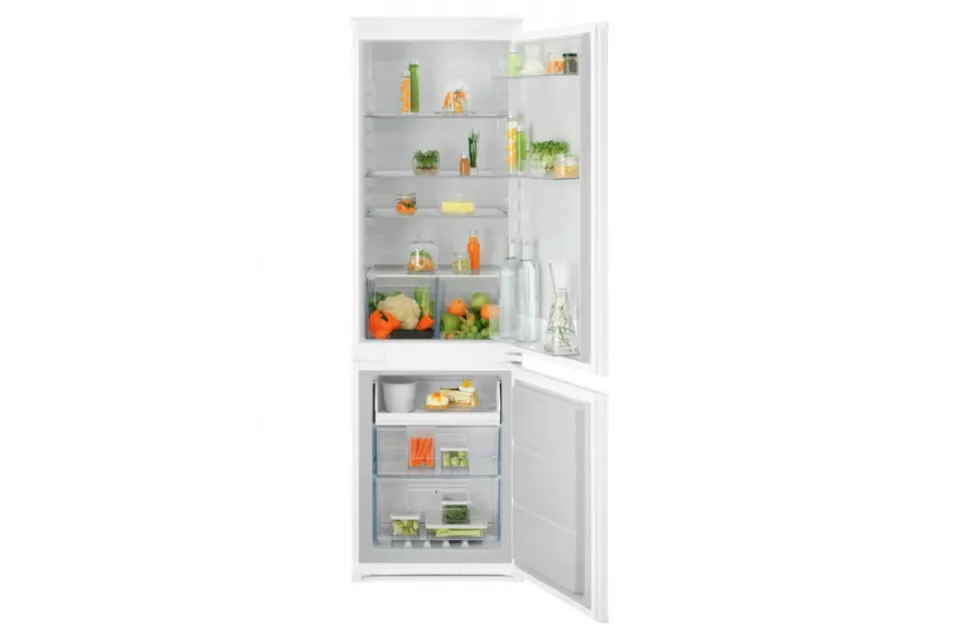 Комбиниран хладилник с фризер за вграждане Electrolux ENA7NE18S Серия 700 NoFrost, 177 см